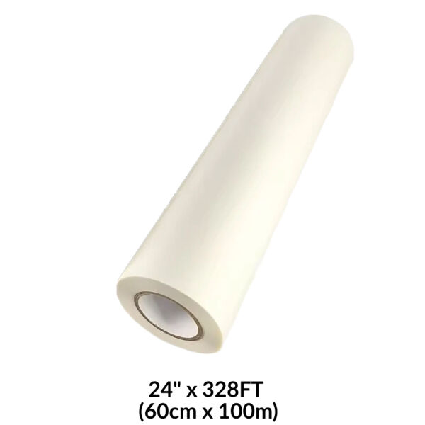 DTF Transfer Film 24" x 328FT (60cm x 100m) Double-Side Hot Peel – 3 Sec Press, Instant Peel Film Thumbnail